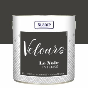 Peinture Velours Noir Intense - Multi-support 2L - Finition Moderne & Durable