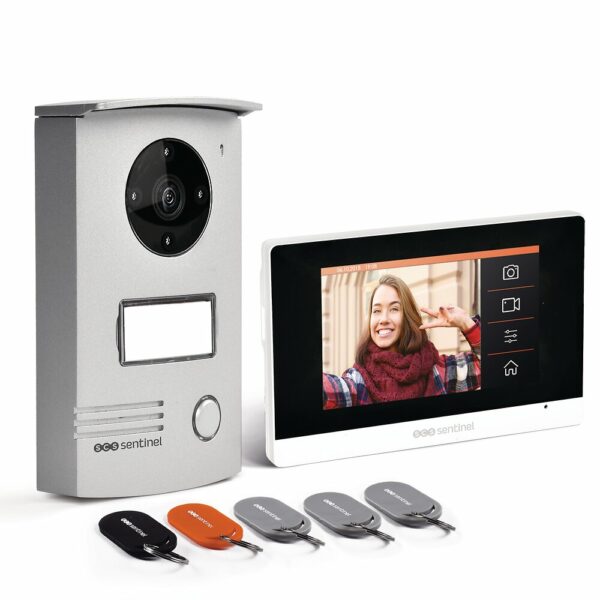 Interphone vidéo filaire VisioDoor 4.3+ avec badges RFID - Contrôlez l'accès à votre propriété en toute sécurité