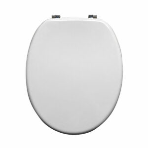 Abattant WC en bois moulé - Blanc