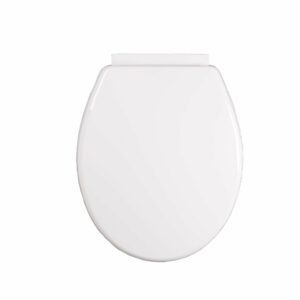 Abattant WC en Polypropylène Blanc - Durable, Facile à Installer et à Nettoyer