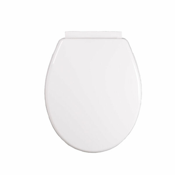 Abattant WC en Polypropylène Blanc - Durable, Facile à Installer et à Nettoyer