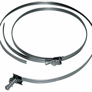 Lot de 2 Colliers de Serrage Plats 50x165 mm - Ajustable de 55 à 170 mm
