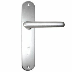 Ensemble poignée de porte trou de serrure en aluminium