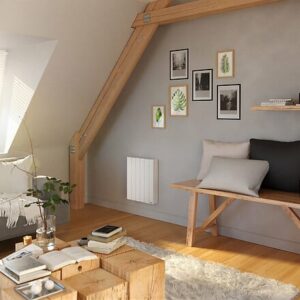 Radiateur Inertie Sèche Sibayak 1500W Blanc - Chauffage Efficace et Design Moderne