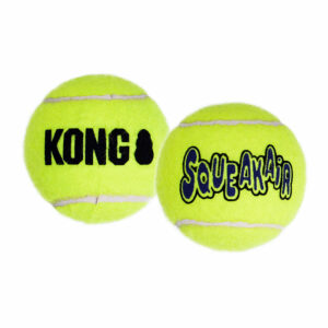 Jouet pour chien KONG SQUEAKAIR BALL MEDIUM X1 6 cm