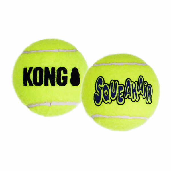 Jouet pour chien KONG SQUEAKAIR BALL MEDIUM X1 6 cm