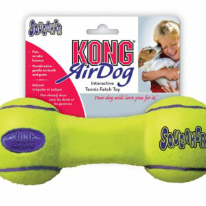 Jouet pour chien KONG AIR SQUEAKER HALTERE M 18 cm