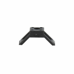Lot de 10 embases simples pour collier d'installation BRICELEC – Fixation facile pour tubes