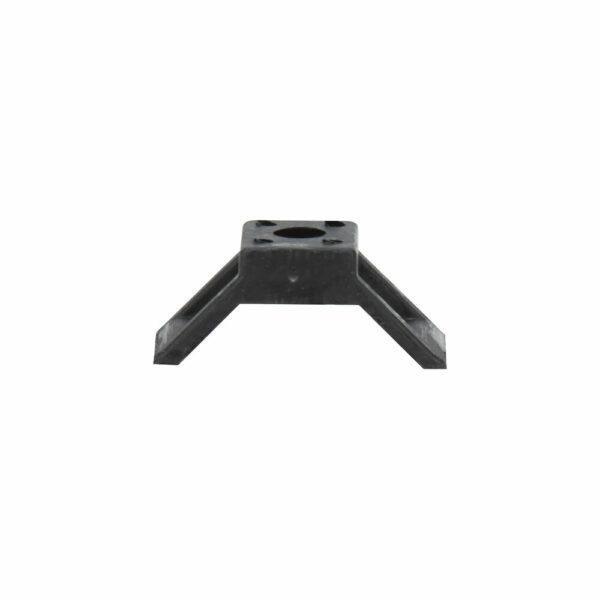 Lot de 10 embases simples pour collier d'installation BRICELEC – Fixation facile pour tubes