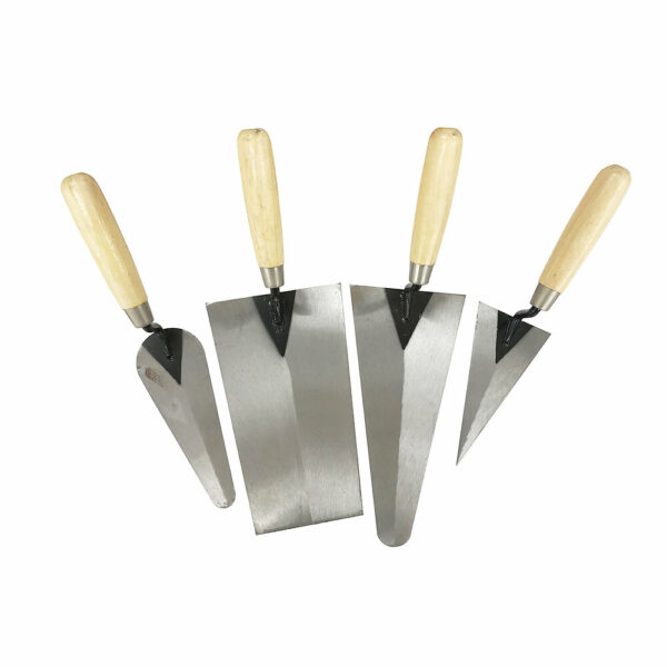 Lot 4 truelles assorties 1er Prix - Outils indispensables pour vos travaux de rénovation