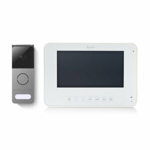 Interphone Audio-Vidéo Infrarouge 2 Fils 17.8cm - Système de Vidéophonie Facile à Installer