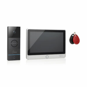 Visiophone Filaire avec Lecteur de Badge RFID et Vision Nocturne - Moniteur Tactile 7" HD