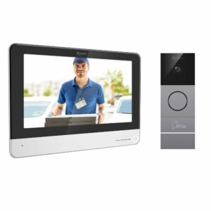Interphone Vidéo Filiaire Wi-Fi Byron DIC-23312 avec RFID, écran tactile 7" et vision nocturne
