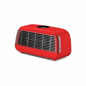 Radiateur Soufflant Céramique Fifty Digital Vintage 1500W Rouge - Thomson