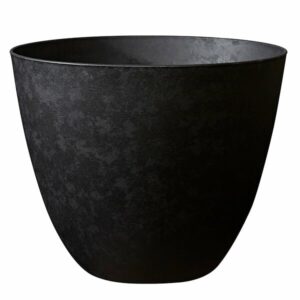 Pot Element rond 40 graphite - Pot de jardin moderne et résistant