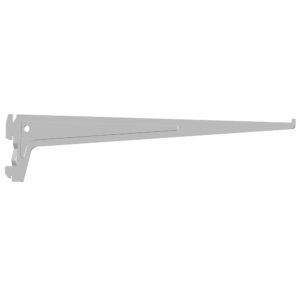 Console de sécurité simple blanche - 40cm, système anti-décrochement avec crochets