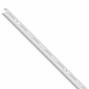 Crémaillère Simple Blanche de 100 cm - Idéal pour Rénovation et Aménagement