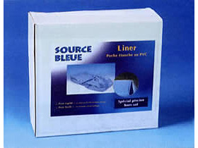 Liner Uni Bleu Overlap 30/100e - Piscine Ronde 4,5 m, Epaisseur 45/100ème, Facile à Installer