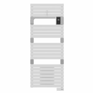 Sèche serviette à inertie fluide connecté Asama - Blanc - 1750W pour une salle de bain moderne et connectée