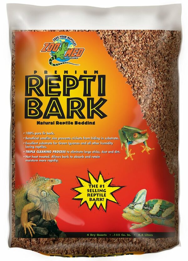 Substrat naturel pour reptiles - Ecorce reptile bark 4.4l rb4e