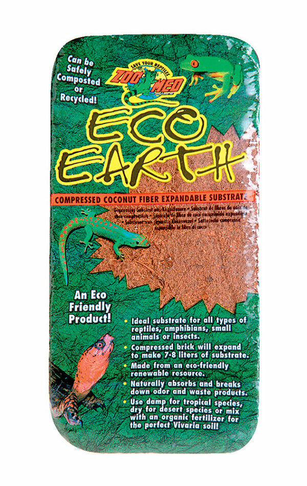 Substrat de fibres de coco compressé pour reptiles