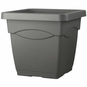 Pot de fleurs Quadro Day R Anthracite 32cm