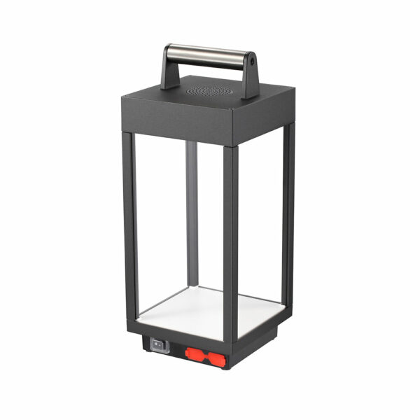 Lampe LED d'extérieur à poser 6W – Éclairage et Musique Bluetooth pour Jardin et Terrasse