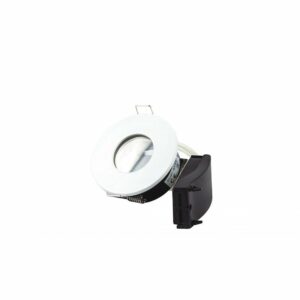 Support de spot étanche IP65 - rond blanc