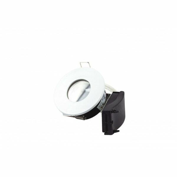 Support de spot étanche IP65 - rond blanc