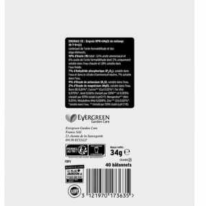Engrais Bâtonnets Nutritifs Fertiligène pour Plantes Vertes – 40 Piquets Naturels et Éfficaces