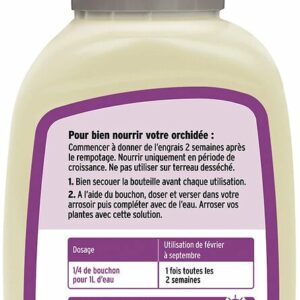 Engrais liquide pour orchidées Fertiligène 250ml – Nourrissez vos plantes avec efficacité