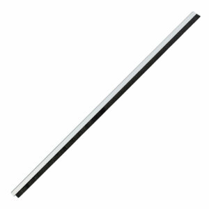 Bas de porte à visser en Aluminium avec finitions noires brossées – 100cm, Fixation Facile
