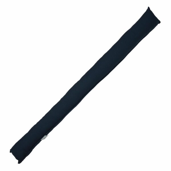 Coussin de porte rond bleu en coton pour isolation thermique