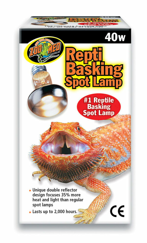 Lampe chauffante 40w sl40e pour reptiles