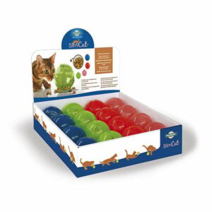 Jouet interactif pour chats Slimcat - Distributeur de nourriture et exercice pour chat en surpoids