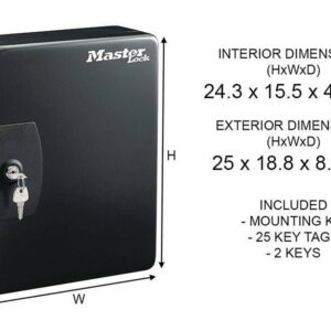 Armoire à clés MASTER LOCK KB-25ML - Rangement sécurisé pour vos clés
