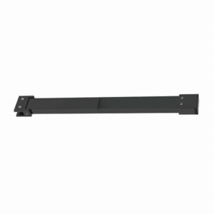 Barre de fixation verticale noir mat - 50 cm