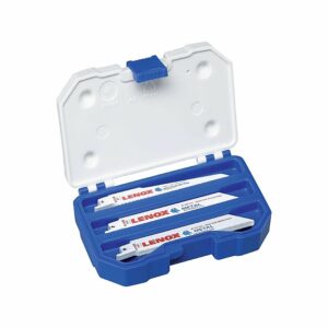 Coffret de 15 lames scie sabre avec 5 lames pour bois clouté 5 pour le métal et 5 pour le métal épais
