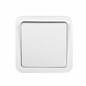 Poussoir en saillie 10 ampères blanc