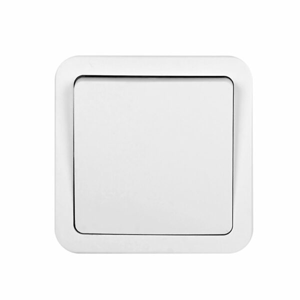 Poussoir en saillie 10 ampères blanc