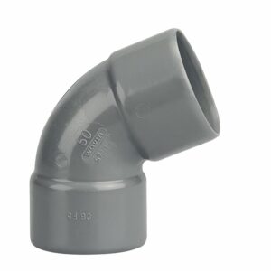 Coude PVC évacuation bâtiment FF 67°30 DN50 – Raccordement fiable et sécurisé