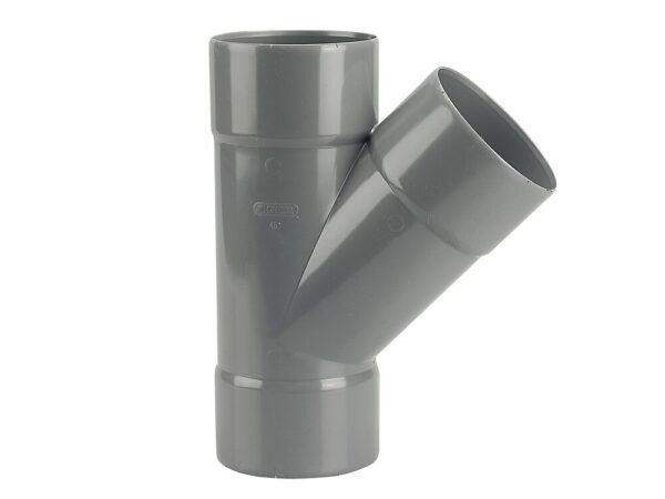 Culotte PVC évacuation bâtiment 45° DN32 - Norme NF-Me, Wavin