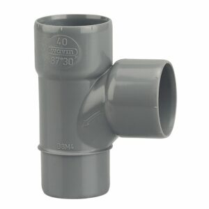 Culotte PVC d'évacuation bâtiment MF 87°30 DN40 – Joint Femelle/Mâle pour Travaux de Rénovation