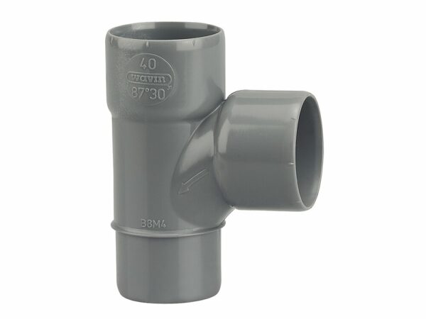 Culotte PVC d'évacuation bâtiment MF 87°30 DN40 – Joint Femelle/Mâle pour Travaux de Rénovation