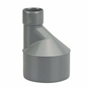 Réduction excentrée PVC pour évacuation bâtiment DN100xDN50 - Norme NF-Me