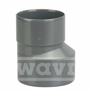Réduction Excentrée PVC pour Évacuation Bâtiment DN125 x DN100 - Flexible et Facile à Installer