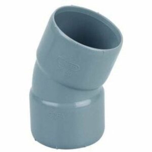 Coude PVC évacuation bâtiment FF 22°30 DN40 – Solution sûre pour vos installations
