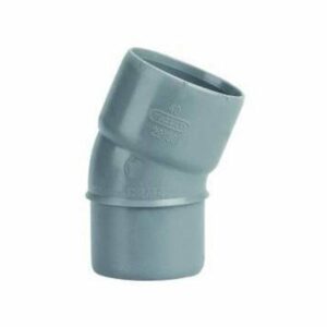 Coude PVC évacuation bâtiment MF 22°30 DN50 - Norme NF-Me, durable et sécurisé