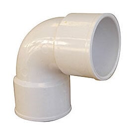 Coude PVC d'évacuation Bâtiment FF 87°30 DN40 - Blanc | Raccord plomberie