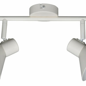 Plafonnier Icone Crème - 40W avec 2 ampoules E14 – Élégance et Facilité d'Installation